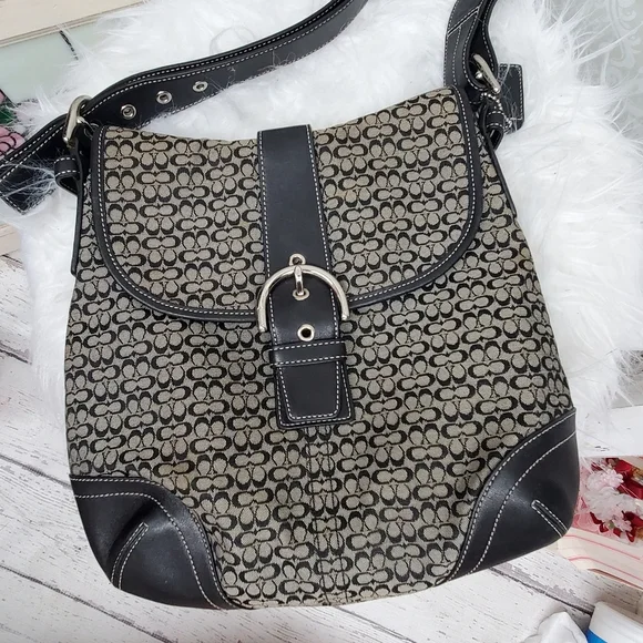 Coach black F3K-6376 Convertible Shoulder Bag Crossbody Purse Bag - Picture 5 of 16